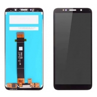 Ekranas Huawei Y5p 2020 / Honor 9S su lietimui jautriu stikliuku Black HQ