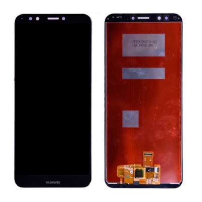 Ekranas Huawei Y7 2018 su lietimui jautriu stikliuku Black HQ Ekranas Huawei Y7 2018 su lietimui jautriu stikliuku Black HQ