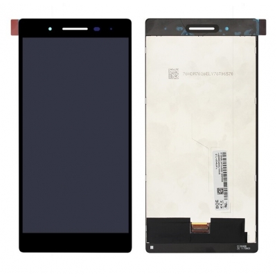 Ekranas Lenovo Tab 4 TB-7504F TV070HDM-TL9 su lietimui jautriu stikliuku (ruda jungtis) Black (Refurbished)