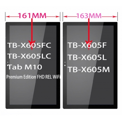 Ekranas Lenovo Tab M10 FHD Rel X605LC / FC 10.1 su lietimui jautriu stikliuku Black (mažesnė versija 161mm) (Refurbished) Ekranas Lenovo Tab M10 FHD Rel X605LC / FC 10.1 su lietimui jautriu stikliuku Black (mažesnė versija 161mm) (Refurbished)