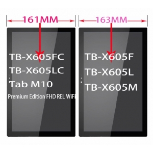 Ekranas Lenovo Tab M10 X605L / F / M 10.1 su lietimui jautriu stikliuku (didesnė versija) Black (Refurbished)