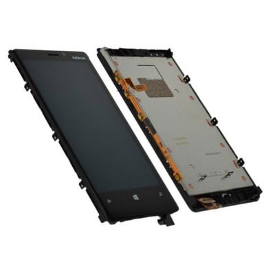 Ekranas Microsoft (Nokia) Lumia 920 su lietimui jautriu stikliuku ir rėmeliu Black originalus (used Grade B) Ekranas Microsoft (Nokia) Lumia 920 su lietimui jautriu stikliuku ir rėmeliu Black originalus (used Grade B)