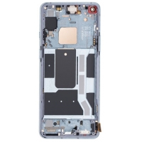 Ekranas OnePlus 8T su lietimui jautriu stikliuku ir rėmeliu Lunar Silver originalus (used Grade A)