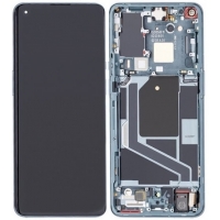 Ekranas OnePlus 9 Pro su lietimui jautriu stikliuku ir rėmeliu Forest Green originalus (used Grade A)