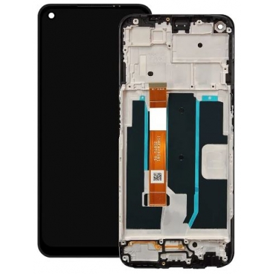 Ekranas OnePlus N200 5G su lietimui jautriu stikliuku ir rėmeliu Black originalus (used Grade C) Ekranas OnePlus N200 5G su lietimui jautriu stikliuku ir rėmeliu Black originalus (used Grade C)