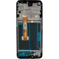 Ekranas OnePlus Nord N10 5G su lietimui jautriu stikliuku ir rėmeliu Black (Refurbished)