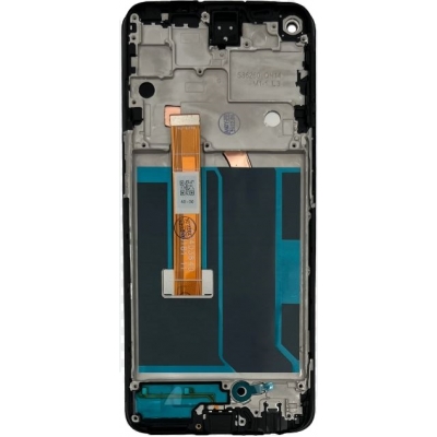 Ekranas OnePlus Nord N10 5G su lietimui jautriu stikliuku ir rėmeliu Black (Refurbished)