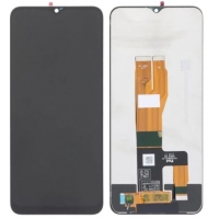 Ekranas Realme C33 / C30 / Narzo 50i Prime 4G (2022) su lietimui jautriu stikliuku Black