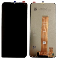 Ekranas Samsung A047 A04S 2022 su lietimui jautriu stikliuku Black originalus