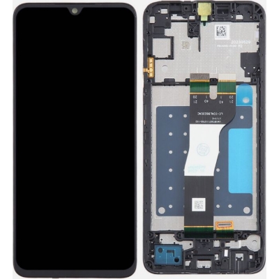 Ekranas Samsung A057 A05S 2023 su lietimui jautriu stikliuku Black ir rėmeliu originalus Ekranas Samsung A057 A05S 2023 su lietimui jautriu stikliuku Black ir rėmeliu originalus