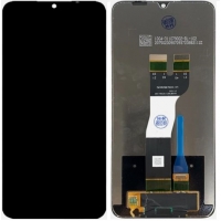 Ekranas Samsung A057 A05S 2023 su lietimui jautriu stikliuku Black originalus