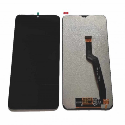 Ekranas Samsung A105 A10 Dual SIM su lietimui jautriu stikliuku Black originalus Ekranas Samsung A105 A10 Dual SIM su lietimui jautriu stikliuku Black originalus