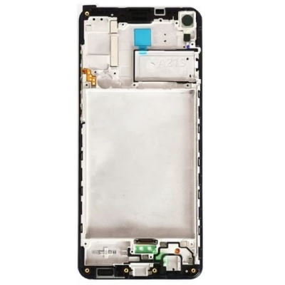 Ekranas Samsung A217F A21s su lietimui jautriu stikliuku ir rėmeliu Black originalus Ekranas Samsung A217F A21s su lietimui jautriu stikliuku ir rėmeliu Black originalus