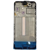 Ekranas Samsung A256 A25 5G su lietimui jautriu stikliuku ir rėmeliu Black originalus (service pack)