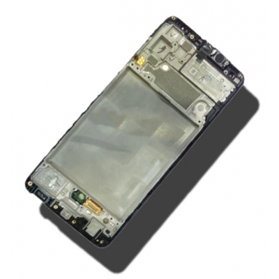 Ekranas Samsung A325 A32 4G 2021 su lietimui jautriu stikliuku ir rėmeliu Black originalus (assembled service pack) Ekranas Samsung A325 A32 4G 2021 su lietimui jautriu stikliuku ir rėmeliu Black originalus (assembled service pack)