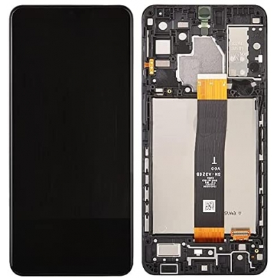 Ekranas Samsung A326 A32 5G 2021 su lietimui jautriu stikliuku ir rėmeliu Black originalus (used Grade A) Ekranas Samsung A326 A32 5G 2021 su lietimui jautriu stikliuku ir rėmeliu Black originalus (used Grade A)