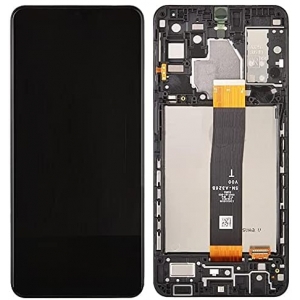 Ekranas Samsung A326 A32 5G 2021 su lietimui jautriu stikliuku ir rėmeliu Black originalus (used Grade C)