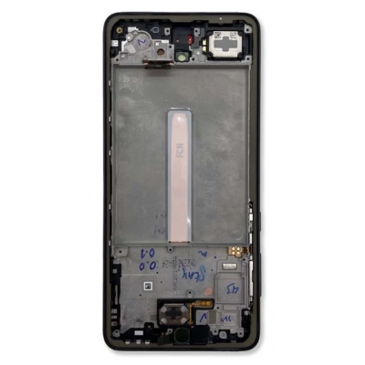 Ekranas Samsung A336 A33 5G 2022 su lietimui jautriu stikliuku ir rėmeliu Black originalus (service pack) Ekranas Samsung A336 A33 5G 2022 su lietimui jautriu stikliuku ir rėmeliu Black originalus (service pack)