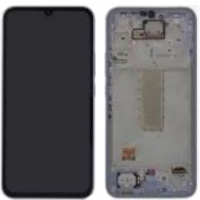 Ekranas Samsung A346 A34 5G 2023 su lietimui jautriu stikliuku ir rėmeliu Violet originalus (assembled service pack) Ekranas Samsung A346 A34 5G 2023 su lietimui jautriu stikliuku ir rėmeliu Violet originalus (assembled service pack)