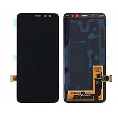 Ekranas Samsung A530 A8 (2018) su lietimui jautriu stikliuku Black originalus (service pack) Ekranas Samsung A530 A8 (2018) su lietimui jautriu stikliuku Black originalus (service pack)