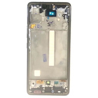 Ekranas Samsung A536 A53 5G 2022 su lietimui jautriu stikliuku ir rėmeliu Awesome Black originalus (assembled service pack) Ekranas Samsung A536 A53 5G 2022 su lietimui jautriu stikliuku ir rėmeliu Awesome Black originalus (assembled service pack)