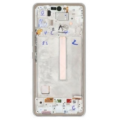 Ekranas Samsung A536 A53 5G 2022 su lietimui jautriu stikliuku ir rėmeliu Awesome White originalus (service pack) Ekranas Samsung A536 A53 5G 2022 su lietimui jautriu stikliuku ir rėmeliu Awesome White originalus (service pack)