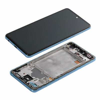 Ekranas Samsung A725 / A726 A72 4G / 5G su lietimui jautriu stikliuku ir rėmeliu Blue originalus (service pack) Ekranas Samsung A725 / A726 A72 4G / 5G su lietimui jautriu stikliuku ir rėmeliu Blue originalus (service pack)
