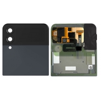Ekranas Samsung F721 Z Flip4 5G su lietimui jautriu stikliuku ir rėmeliu išorinis (Outer) Graphite originalus (used Grade B)