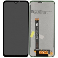 Ekranas Samsung G556 Xcover 7 5G su lietimui jautriu stikliuku Black originalus (service pack)