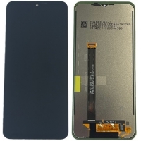 Ekranas Samsung G736 Xcover 6 Pro 2022 su lietimui jautriu stikliuku Black originalus (service pack)
