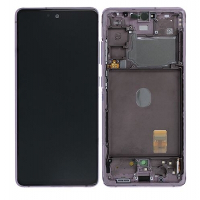 Ekranas Samsung G780 / G781 S20 FE su lietimui jautriu stikliuku ir rėmeliu Cloud Lavender originalus (service pack) Ekranas Samsung G780 / G781 S20 FE su lietimui jautriu stikliuku ir rėmeliu Cloud Lavender originalus (service pack)