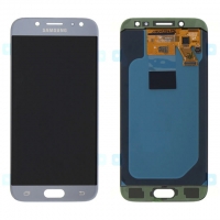 Ekranas Samsung J530F J5 (2017) su lietimui jautriu stikliuku Silver Blue originalus (service pack)