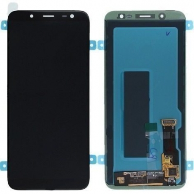 Ekranas Samsung J600 J6 2018 su lietimui jautriu stikliuku Black originalus (service pack) Ekranas Samsung J600 J6 2018 su lietimui jautriu stikliuku Black originalus (service pack)