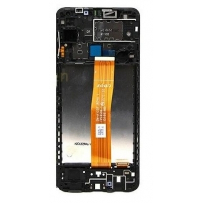 Ekranas Samsung M127 M12 2021 su lietimui jautriu stikliuku ir rėmeliu Black originalus (service pack) Ekranas Samsung M127 M12 2021 su lietimui jautriu stikliuku ir rėmeliu Black originalus (service pack)