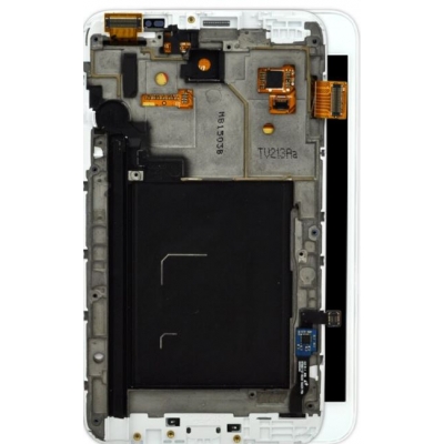 Ekranas Samsung N7000 Note su lietimui jautriu stikliuku ir rėmeliu White originalus (used Grade B) Ekranas Samsung N7000 Note su lietimui jautriu stikliuku ir rėmeliu White originalus (used Grade B)