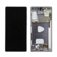 Ekranas Samsung N980 / N981 Note 20 su lietimui jautriu stikliuku ir rėmeliu Mystic Grey originalus (used Grade A)