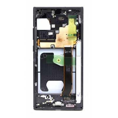 Ekranas Samsung N985 / N986 Note 20 Ultra su lietimui jautriu stikliuku ir rėmeliu Mystic Black originalus (service pack) Ekranas Samsung N985 / N986 Note 20 Ultra su lietimui jautriu stikliuku ir rėmeliu Mystic Black originalus (service pack)