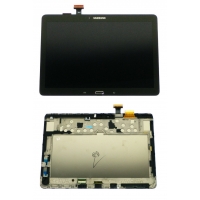 Ekranas Samsung P600 / P605 Note 10.1 2014 su lietimui jautriu stikliuku Black originalus (service pack)