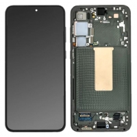 Ekranas Samsung S916 S23+ 5G su lietimui jautriu stikliuku ir rėmeliu Green originalus (service pack)