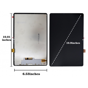 Ekranas Samsung X510 / X516 TAB S9 FE 10.9 2023 su lietimui jautriu stikliuku Black