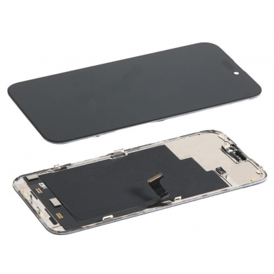 Ekranas skirtas iPhone 15 Pro Max su lietimui jautriu stikliuku originalus (Pairable) (used Grade B)