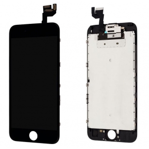 Ekranas skirtas iPhone 6S su lietimui jautriu stikliuku Black Premium