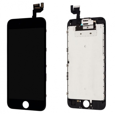 Ekranas skirtas iPhone 6S su lietimui jautriu stikliuku Black Premium Ekranas skirtas iPhone 6S su lietimui jautriu stikliuku Black Premium