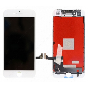 Ekranas skirtas iPhone 8 / SE 2020 / SE 2022 su lietimui jautriu stikliuku White Premium