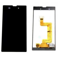 Ekranas Sony D5103 Xperia T3 su lietimui jautriu stikliuku ir rėmeliu Black originalus (used Grade C)