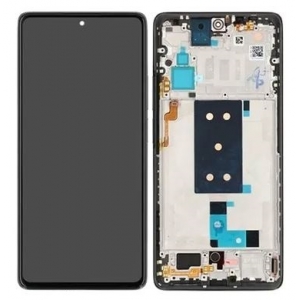 Ekranas Xiaomi 11T 5G / 11T Pro 5G su lietimui jautriu stikliuku ir rėmeliu Meteorite Grey