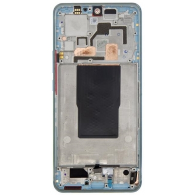 Ekranas Xiaomi 12T / 12T Pro su lietimui jautriu stikliuku ir rėmeliu Blue