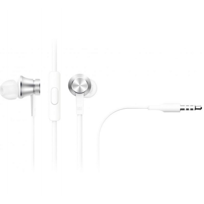 Laisvų rankų įranga originali Xiaomi Mi Basic (ZBW4355TY) 3,5mm sidabrinė pakuotėje