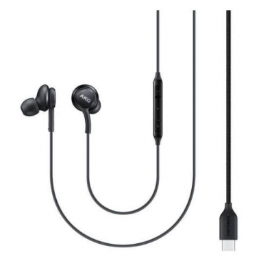 Laisvų rankų įranga Samsung AKG (EO-IC100BBE) Type-C juoda originali