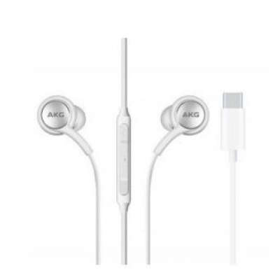 Laisvų rankų įranga Samsung AKG (EO-IC100BWE) Type-C balta originali su įpakavimu Laisvų rankų įranga Samsung AKG (EO-IC100BWE) Type-C balta originali su įpakavimu